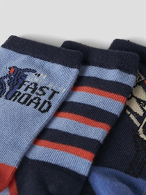 NAME IT 3-Pak Strømper Bertil Navy Blazer